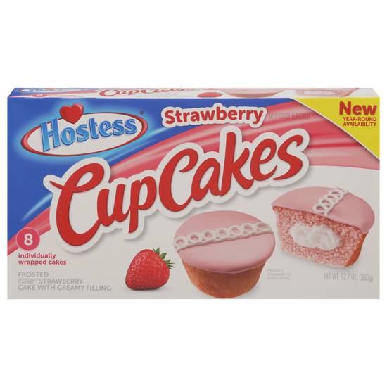 Hostess Cup Cakes (strawberry)