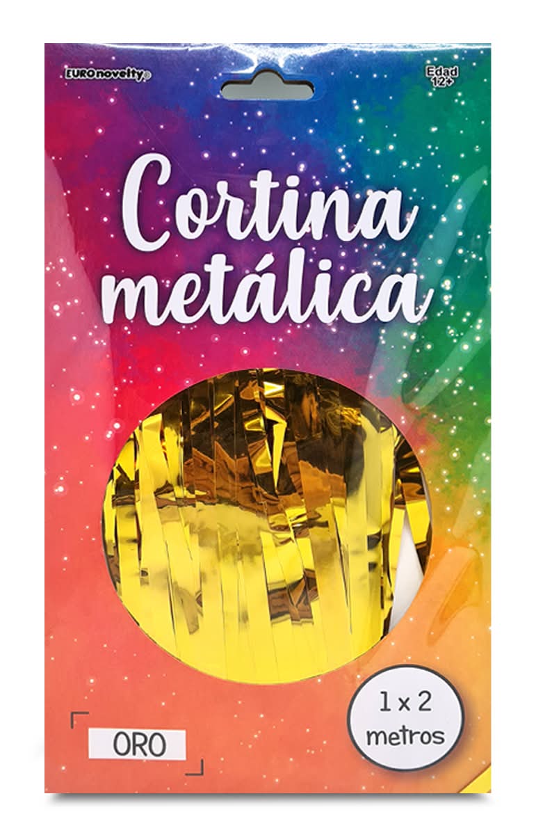 Euro Novelty · Cortina metálica dorada (50 g)