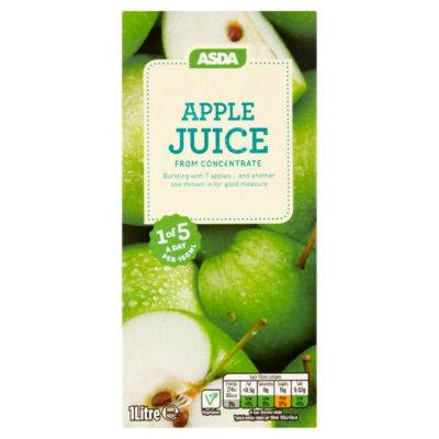 ASDA Apple Juice From Concentrate (1L)