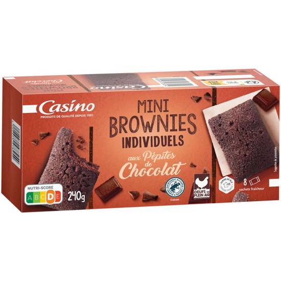 Mini brownies - Aux pépites de chocolat - Gouter enfant