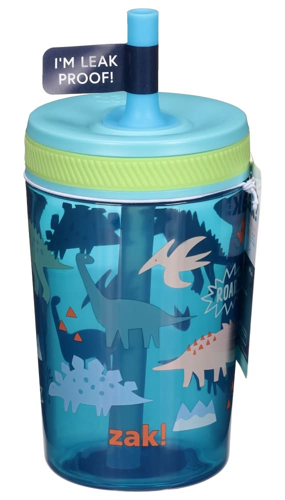 Zak!® Designs Dinomite Antimicrobial Single Wall Leakproof Straw Kelso Tumbler