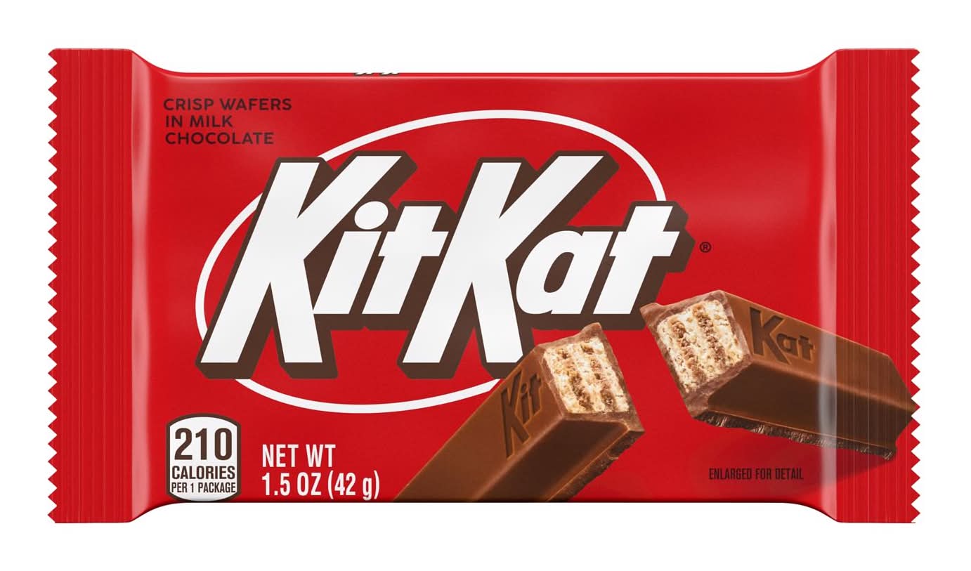 Kit Kat Crisp Wafers In Milk Chocolate Candy Bar 1.5 Oz