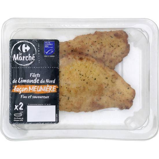 Carrefour Le Marché - Filets de limande façon meunière