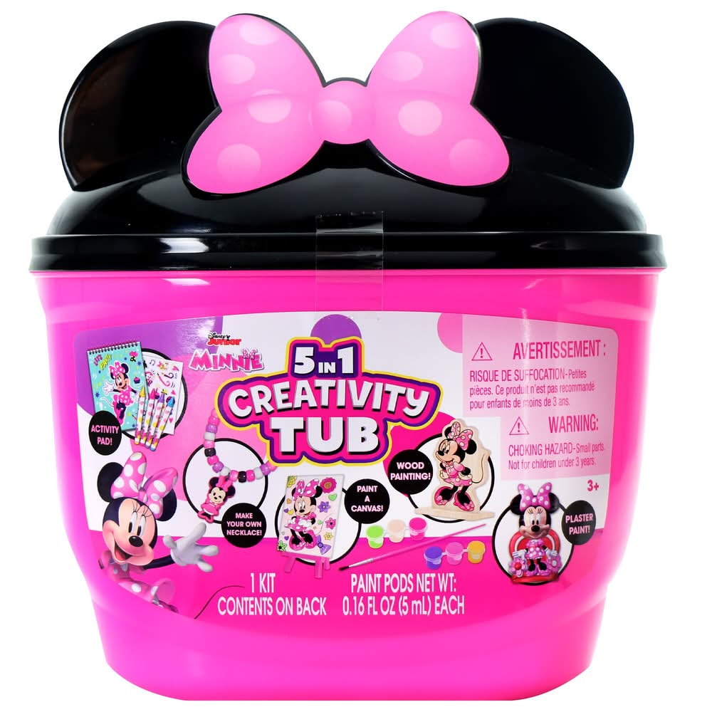 Disney 5-In-1 Creativity Tub, Assorted Characters, 1 Ct
