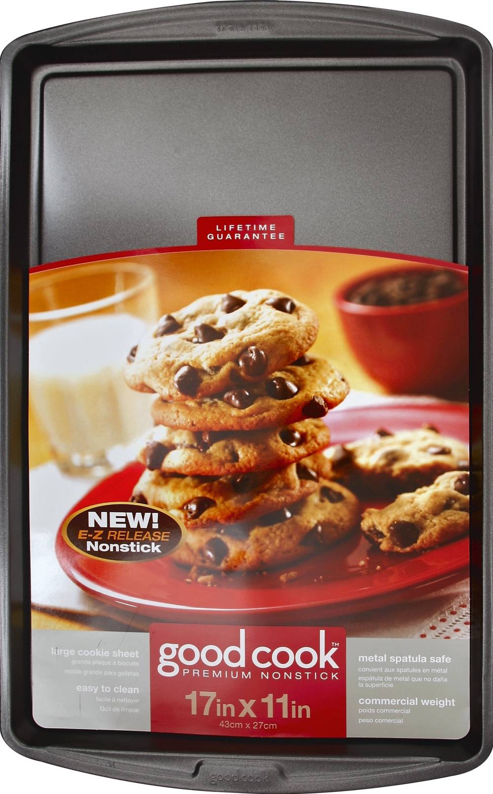 GoodCook Premium 17" X 11" Nonstick E-Z Release Large Cookie Sheet