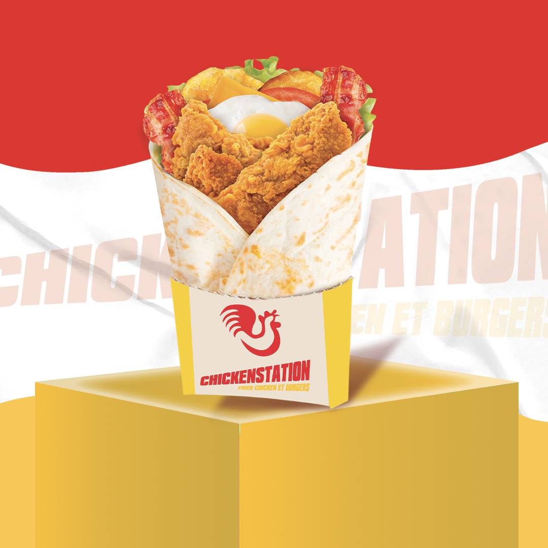 Menu suprême roll 🌯🍗🥓🥚