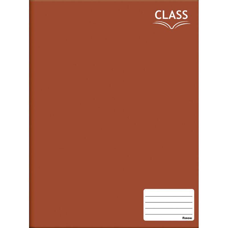 Foroni caderno brochura vermelho (80 folhas)