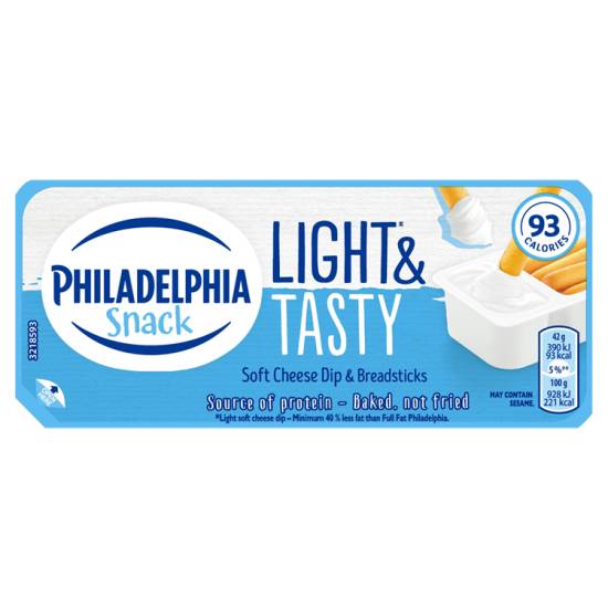Philadelphia Snack Soft Cheese Dip & Breadsticks 42g