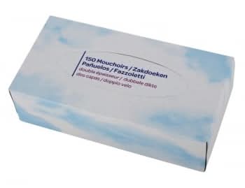 Pañuelos faciales dos capas 150 ud.