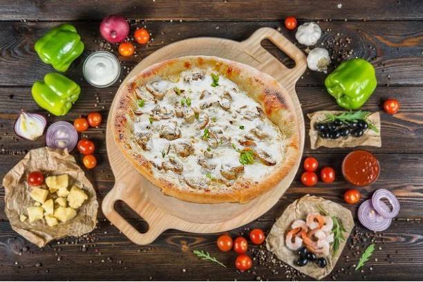 Pizza indienne blanche🍕🧀