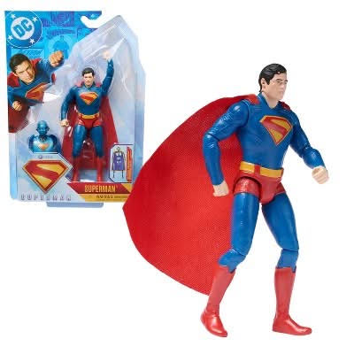 DC Comics Superman Basic Action Figure Toy, 6 in (3 ct)