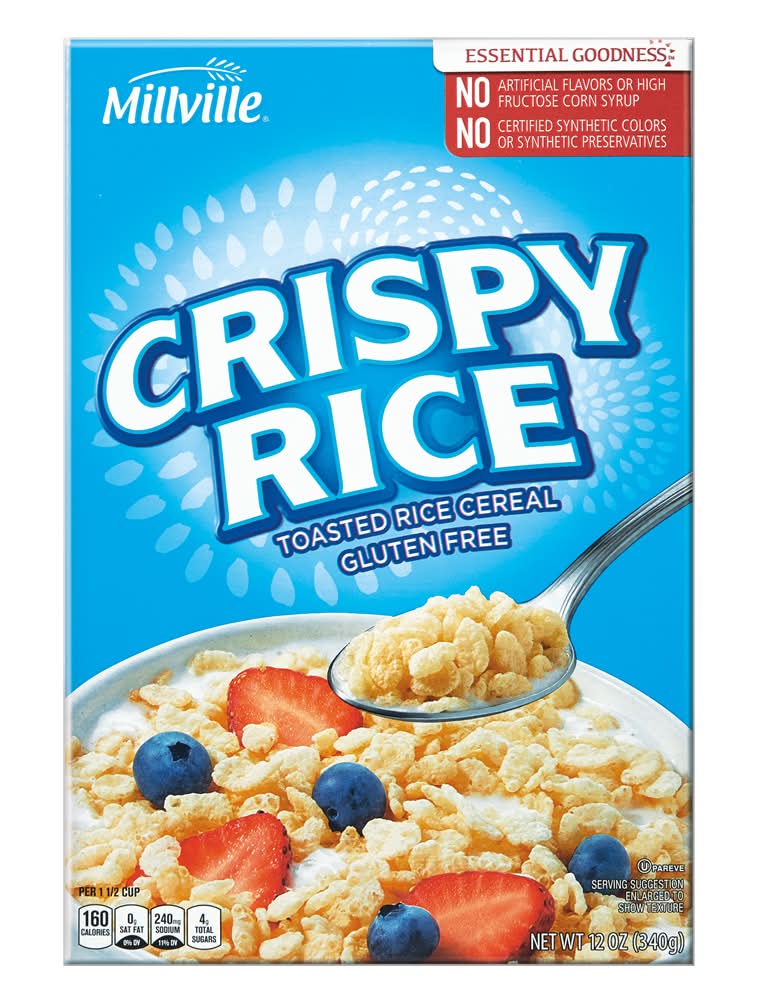 Millville Crispy Toasted Rice Cereal (12 oz)