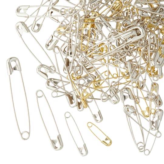 Silver & Gold Assortment Safety Pins By Loops & Threads