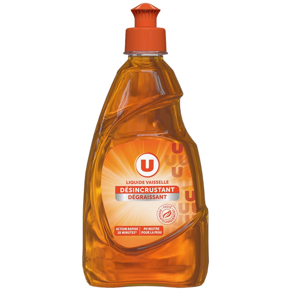 Les Produits U - Liqide vaisselle désincrustant (500ml)