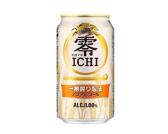 291905：〔ノンアルコール〕キリン 零ICHI（ゼロイチ） 350ML缶 / Kirin Zero Ichi(Non‐Alcoholic Beer)