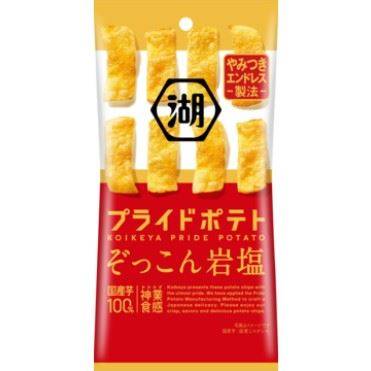 湖池屋 スリムバックプライドポテト ぞっこん岩塩 30g