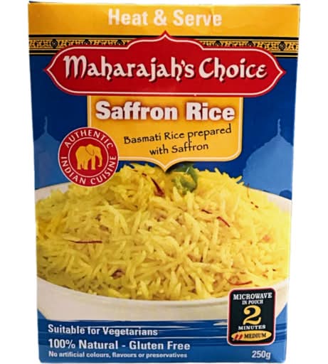 Maharajah's Choice Ready To Eat Meals Rice Saffron (250g)