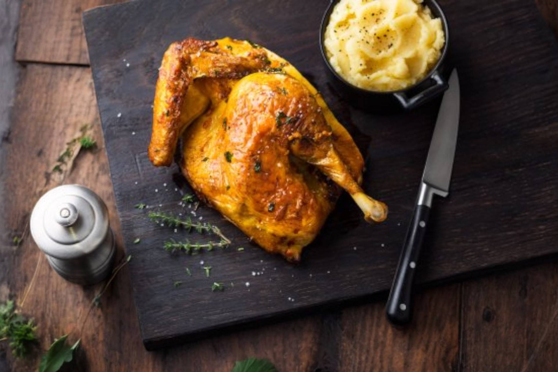 Demi-poulet curry🐓🍗