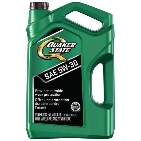 Quaker state advanced durability sae 5w-30 motor oil - synthetic blend motor oil sae 5w-30 (5 l)