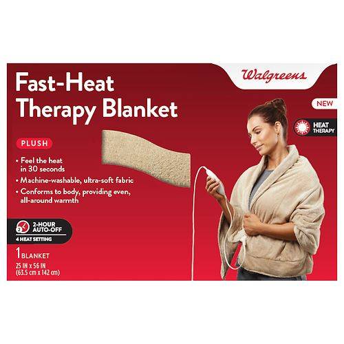Walgreens Plush Heat Therapy Blanket - 1.0 ea