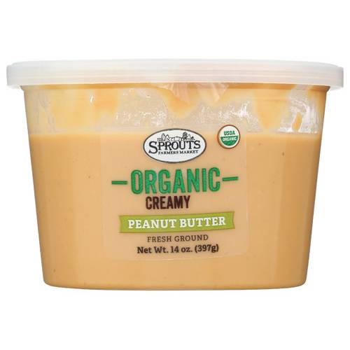 Sprouts Organic Creamy Peanut Butter