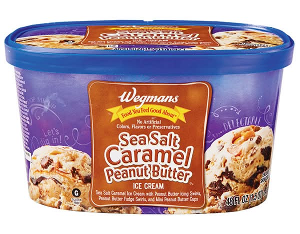Wegmans Sea Salt Caramel Peanut Butter Ice Cream