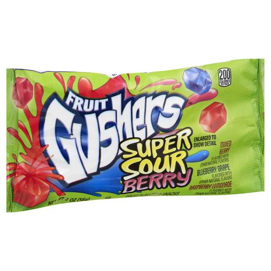 Fruit Gushers Super Sour Berry (4.25oz bag)
