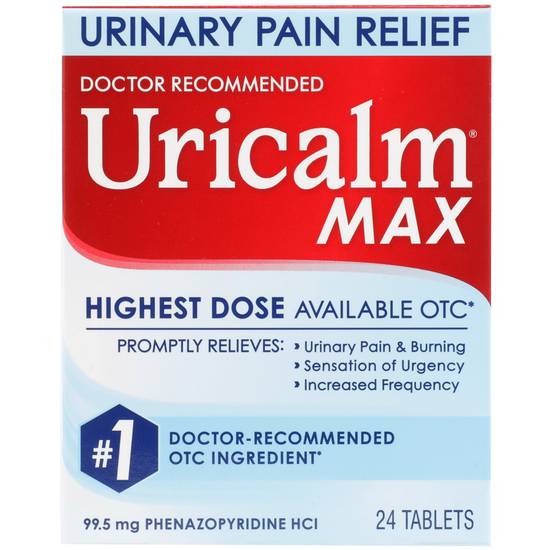 Uricalm Maximum Strength Urinary Pain Relief (24 ct)
