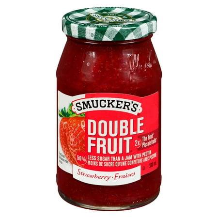 Smucker's Double Fruit Strawberry Spread (390 ml)