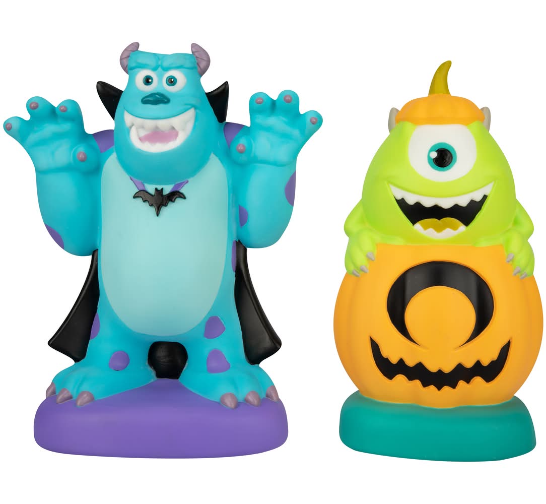 Disney 11-in Tabletop Lighted Monsters Inc. Mike & Sulley Blow Mold