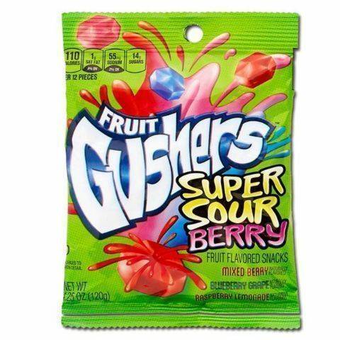 Gushers Super Sour Berry 4.25oz