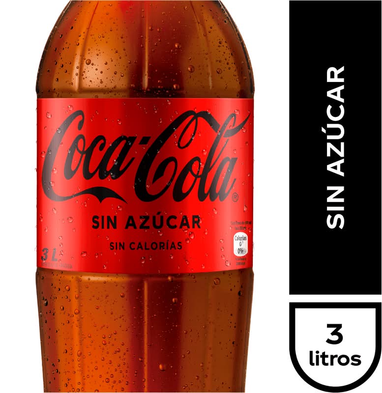 Coca-Cola · Gaseosa sin azúcar (3 L)