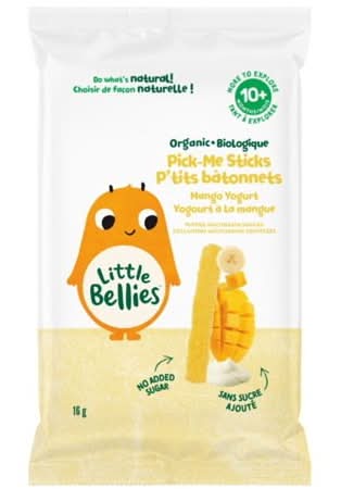 Every Bite Counts Little Bellies Pick Me Sticks Yogurt, Mango, 10 M+ (16 g)
