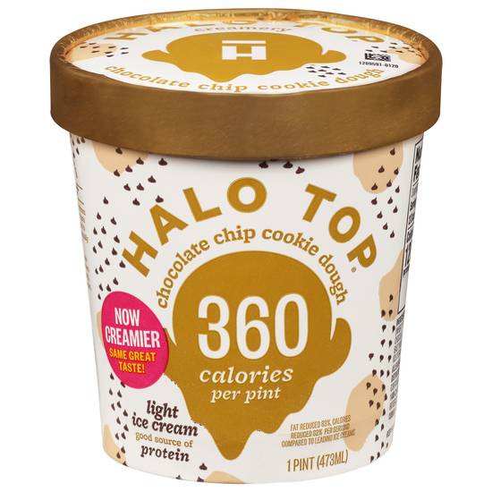 Halo Top Chocolate Chip Cookie Dough Ice Cream - 16oz : Target