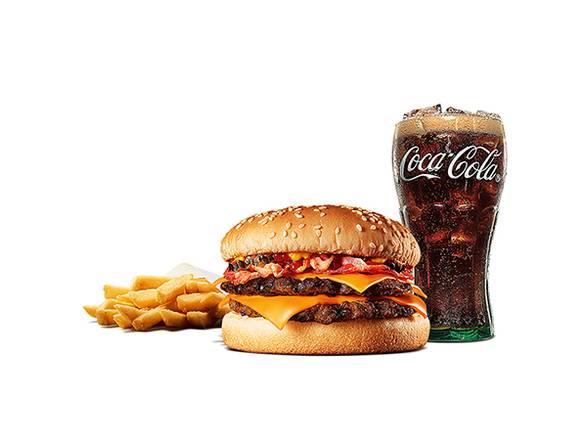 ベーコンダブル チーズバーガーセット / Bacon Double Cheeseburger Set