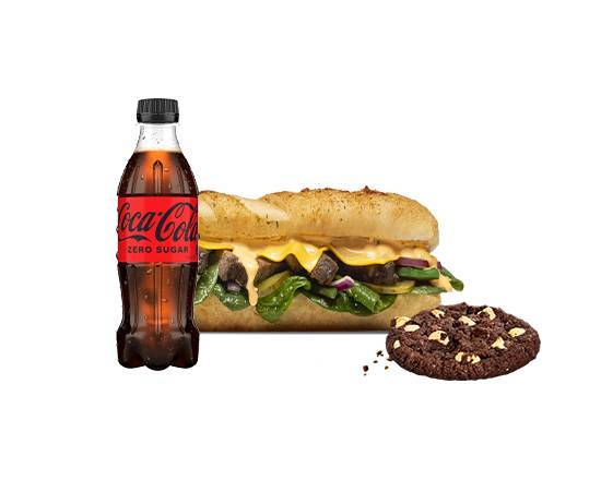 Chipotle Steak Melt Six Inch Subway® Combo