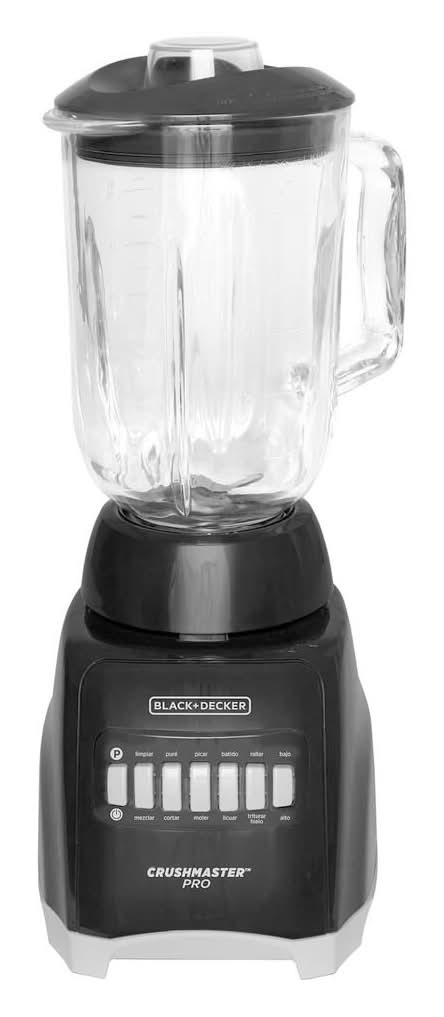 BLACK+DECKER · Crushmaster pro licuadora vidrio negra