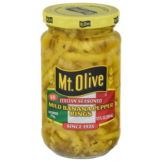 Mt. Olive Mild Rings Italian Seasoned Pickles (banana-pepper)