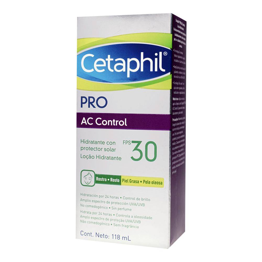 Cetaphil hidratante pro ac control fps30 (botella 118 ml)
