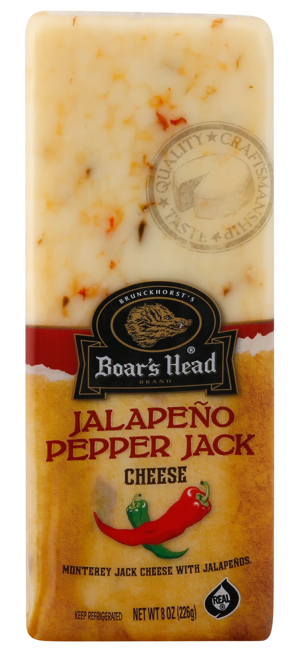 Boar's Head Jalapeno Pepper Jack Cheese (8 oz)