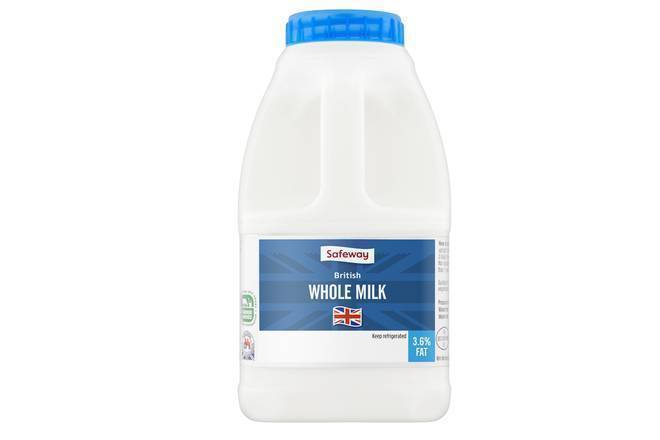 Safeway Whole Milk 1 Pint