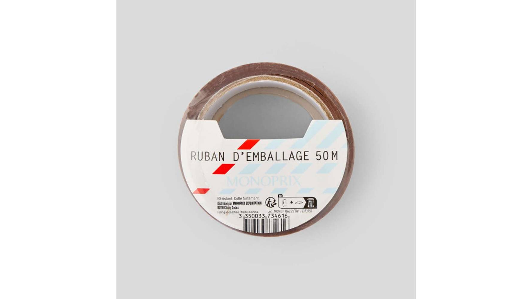 Monoprix - Maison ruban adhésif d'emballage l'unité, 50 M