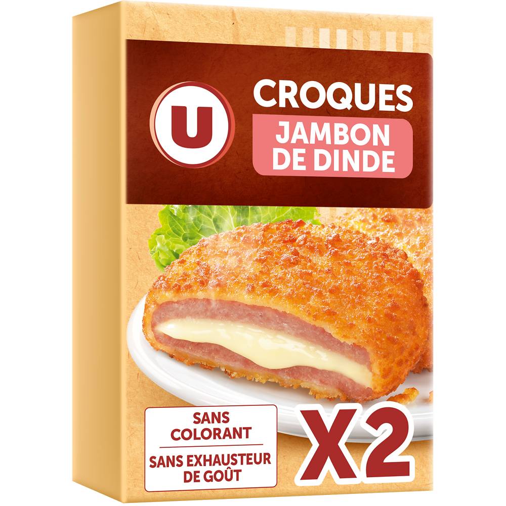 Produit U - Croque jambon de dinde