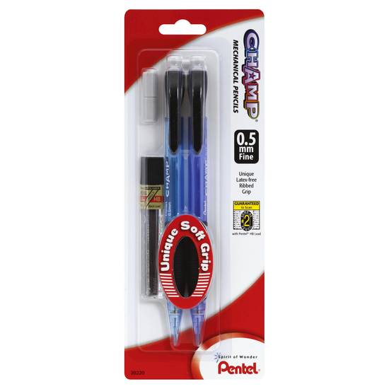 Pentel Champ Mechanical Pencils 0.5 mm Fine
