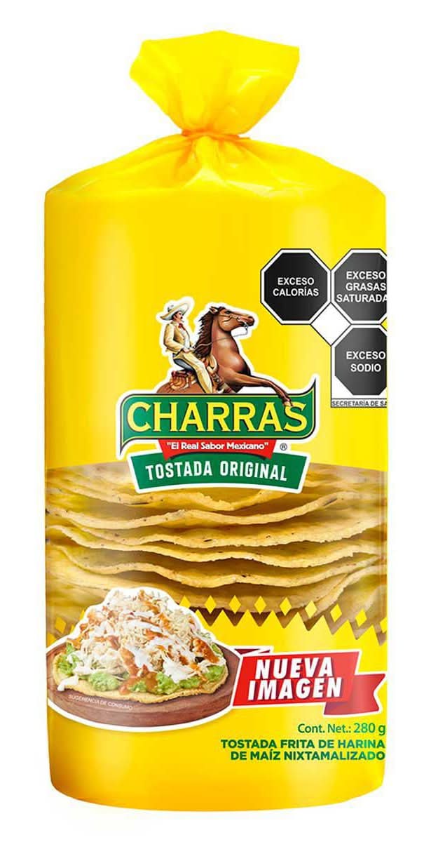 Charras · Tostadas de maíz sin gluten (300 g)