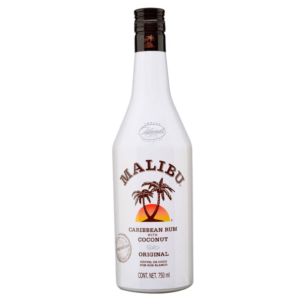 Malibu · Cóctel de coco original con ron blanco (750 ml)