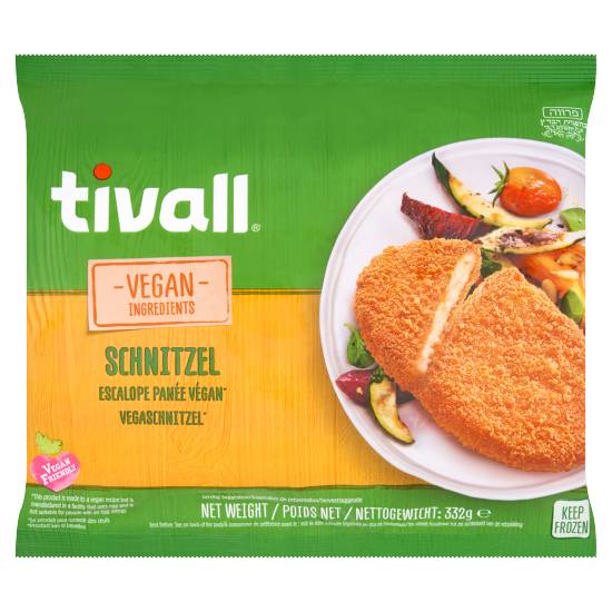 Tivall Frozen Vegan Ingredients  Schnitzel