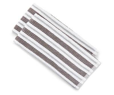 Real Living Gray Stripe Kitchen Towels (2 ct)