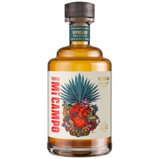 Mi Campo 100% De Agave Rested in Wine Barrels Tequila (750 ml)