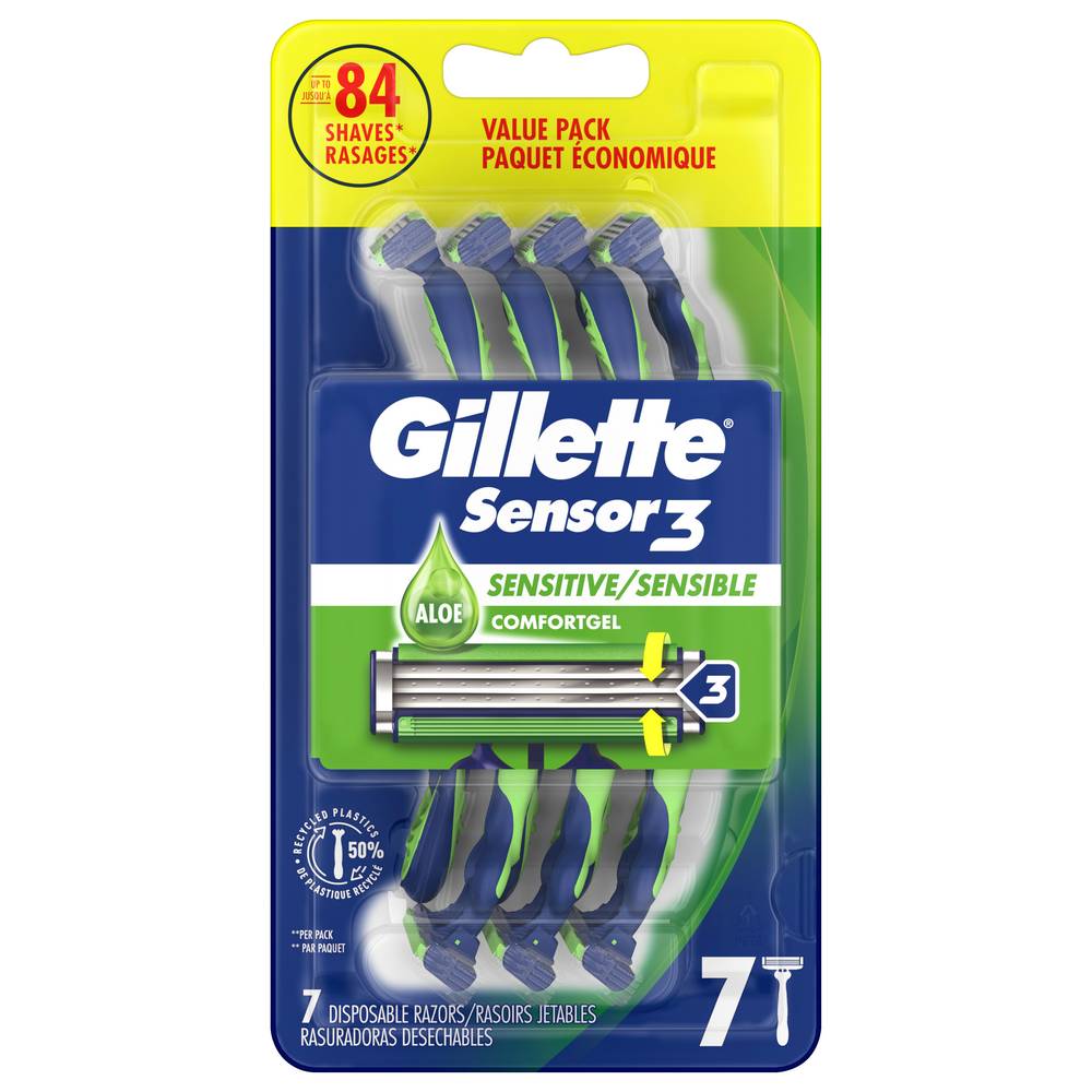 Gillette Sensitive Men's Disposable Razor